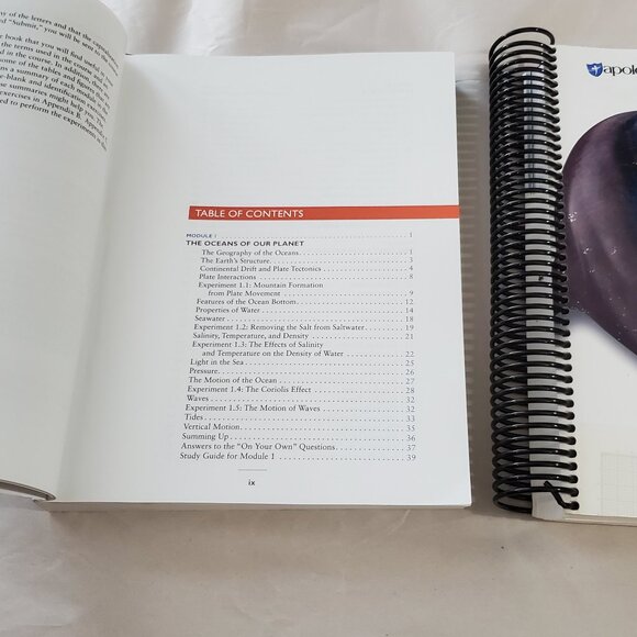 Apologia Set of Marine Biology Textbook and Student Notebook - Picture 3 of 11